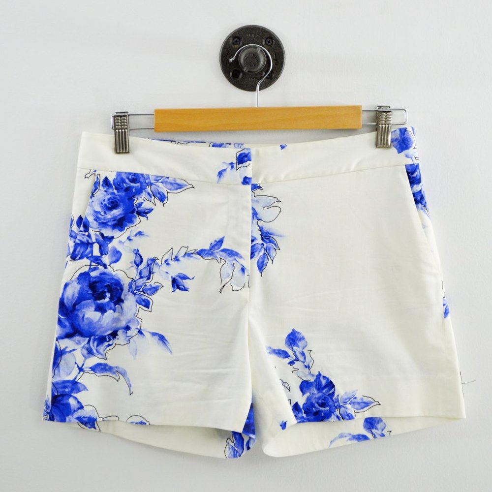 Lela Rose Floral Shorts #135-114